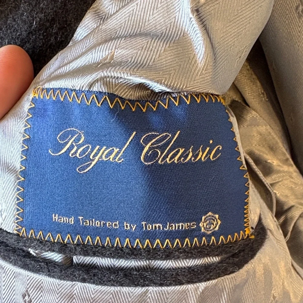 Royal Classic Wool Black Men's Blazer‎